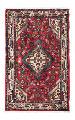 Tapis persan - Nomadic - 126 x 87 cm - rouge