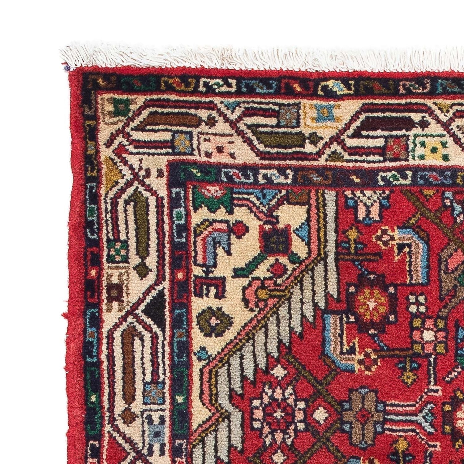 Tapis persan - Nomadic - 126 x 87 cm - rouge