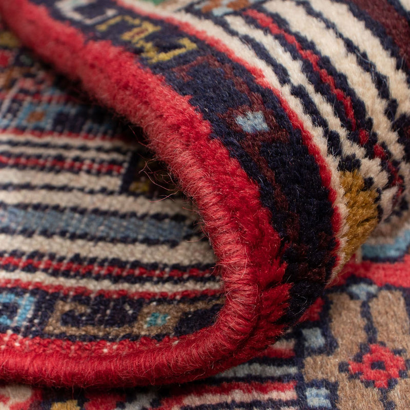 Tapis persan - Nomadic - 126 x 87 cm - rouge