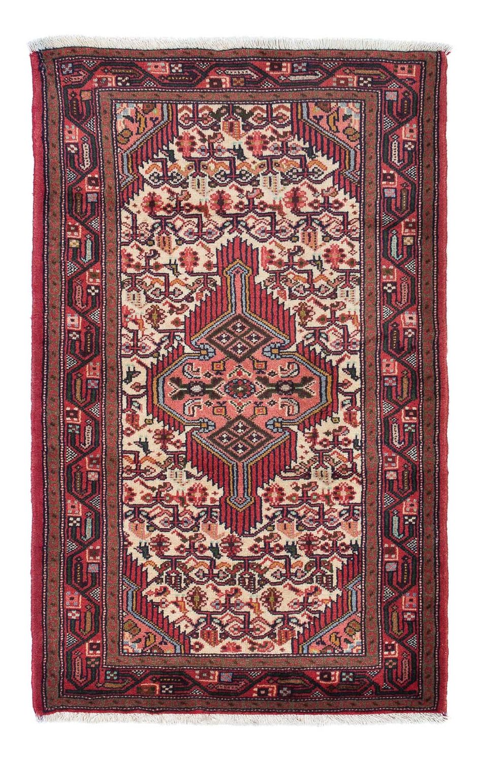 Tapis persan - Nomadic - 131 x 83 cm - beige