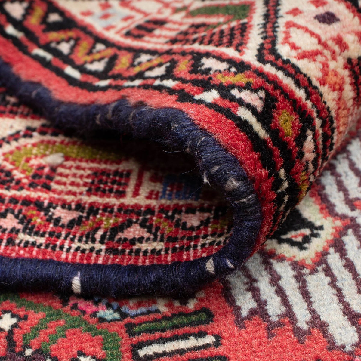 Tapis persan - Nomadic - 128 x 79 cm - rouge