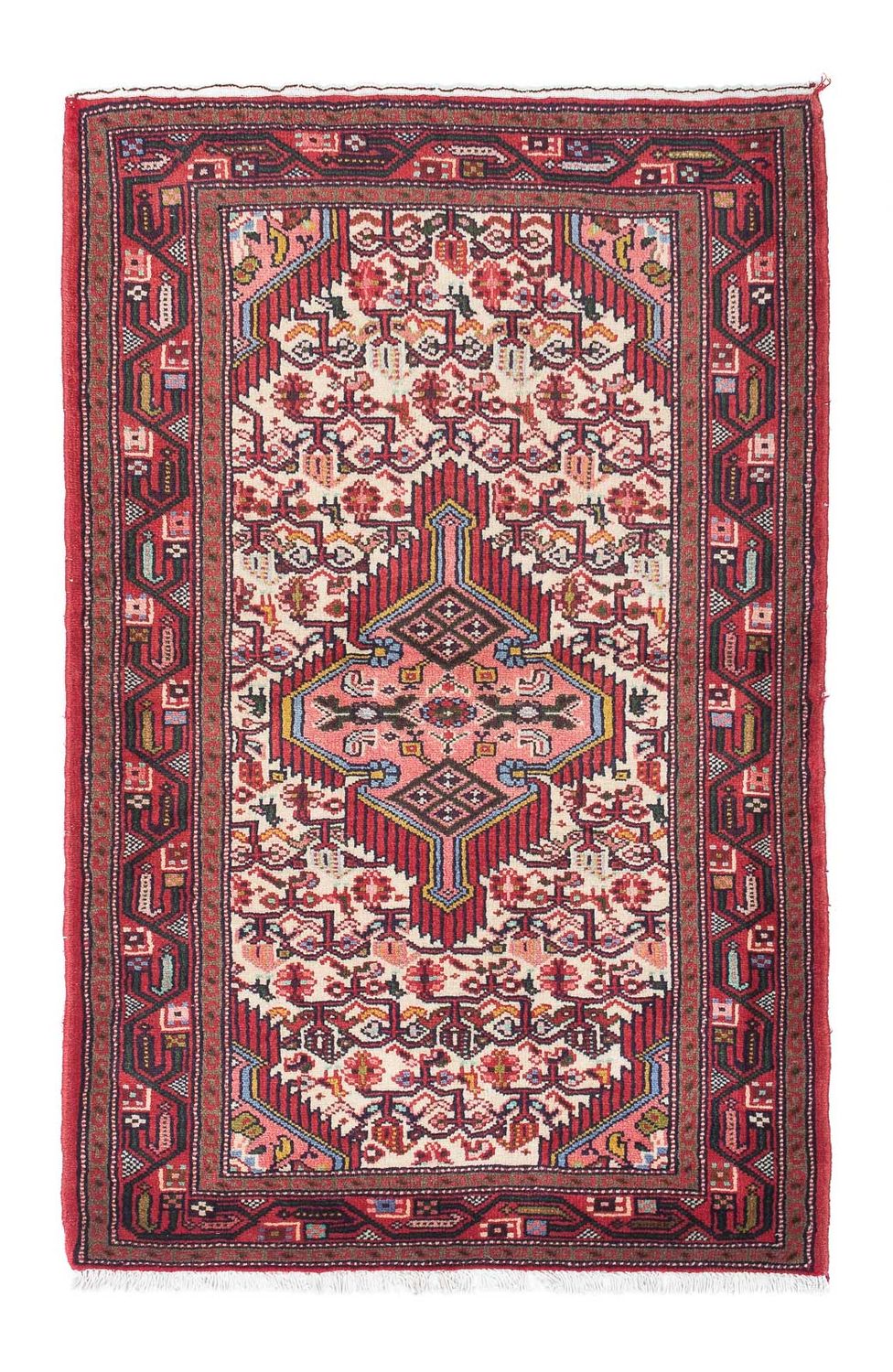 Tapis persan - Nomadic - 131 x 83 cm - beige