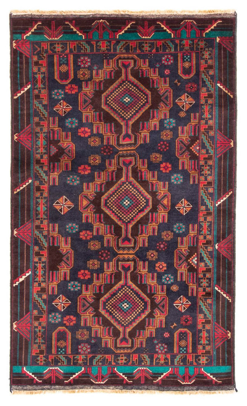 Tapis de couloir Tapis Belutsch - 194 x 108 cm - rouge foncé
