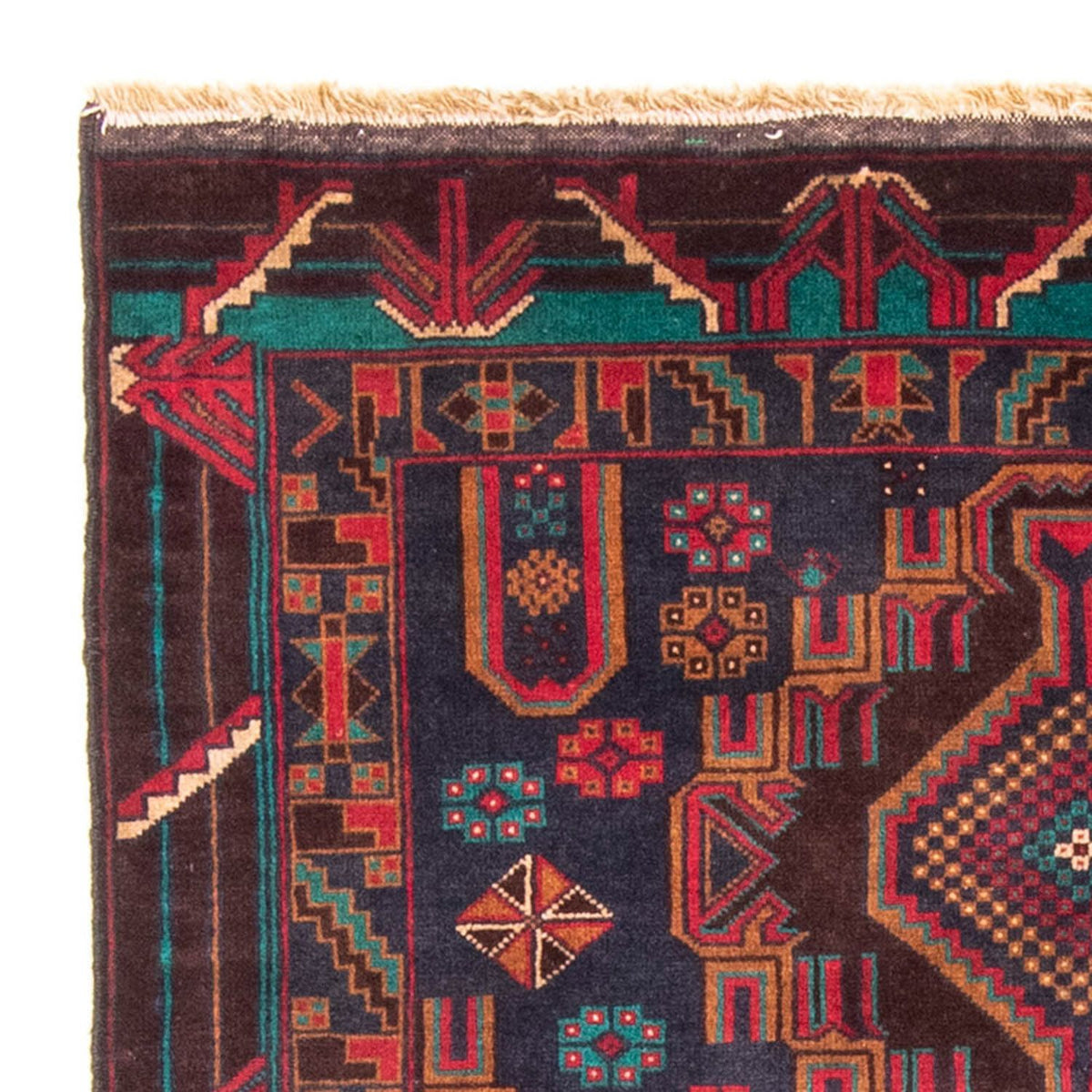 Tapis de couloir Tapis Belutsch - 194 x 108 cm - rouge foncé