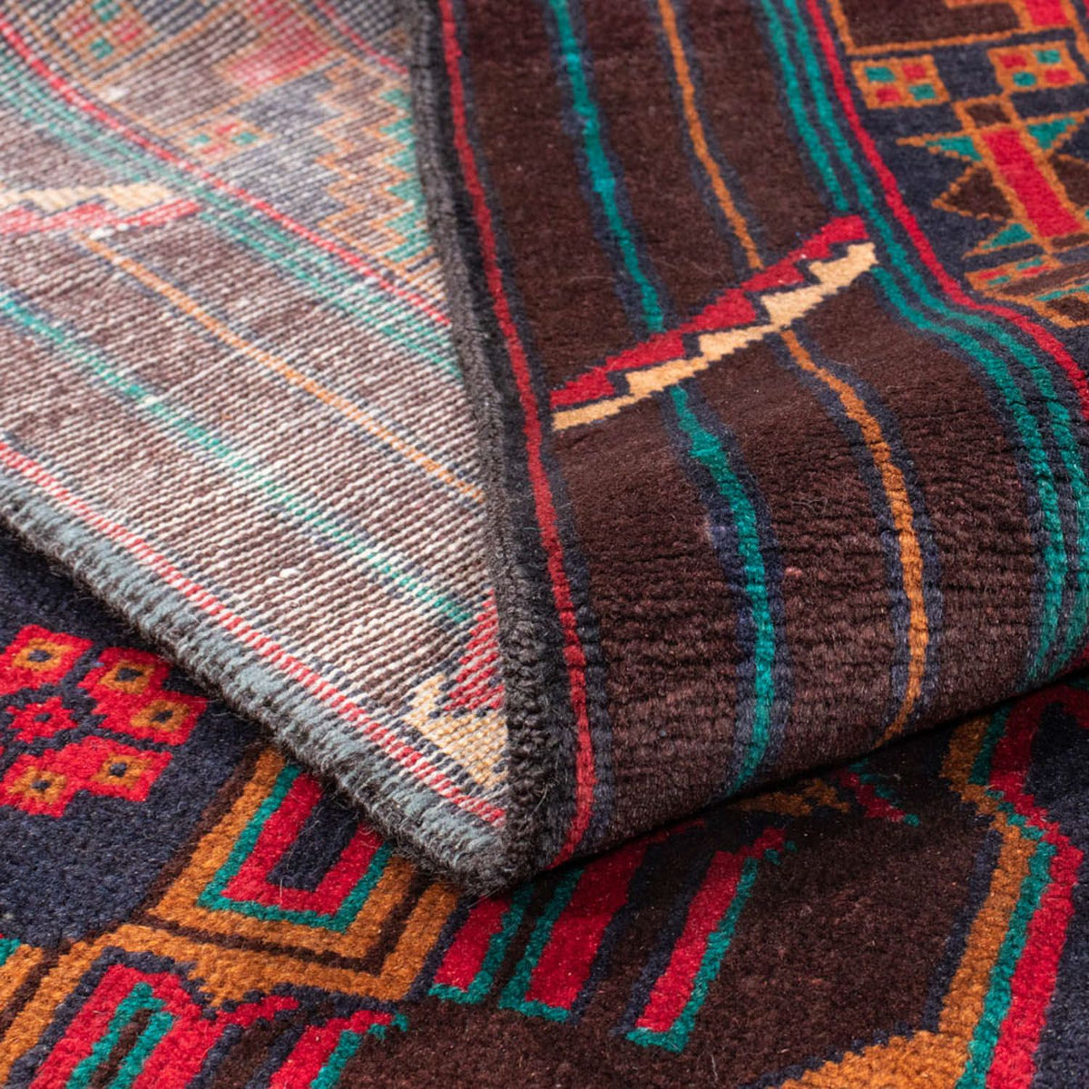 Tapis de couloir Tapis Belutsch - 194 x 108 cm - rouge foncé