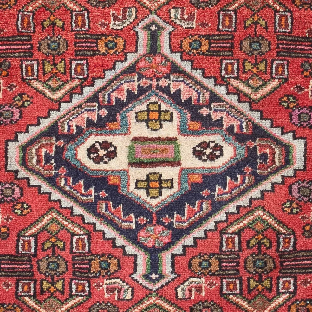 Tapis persan - Nomadic - 103 x 83 cm - rouge
