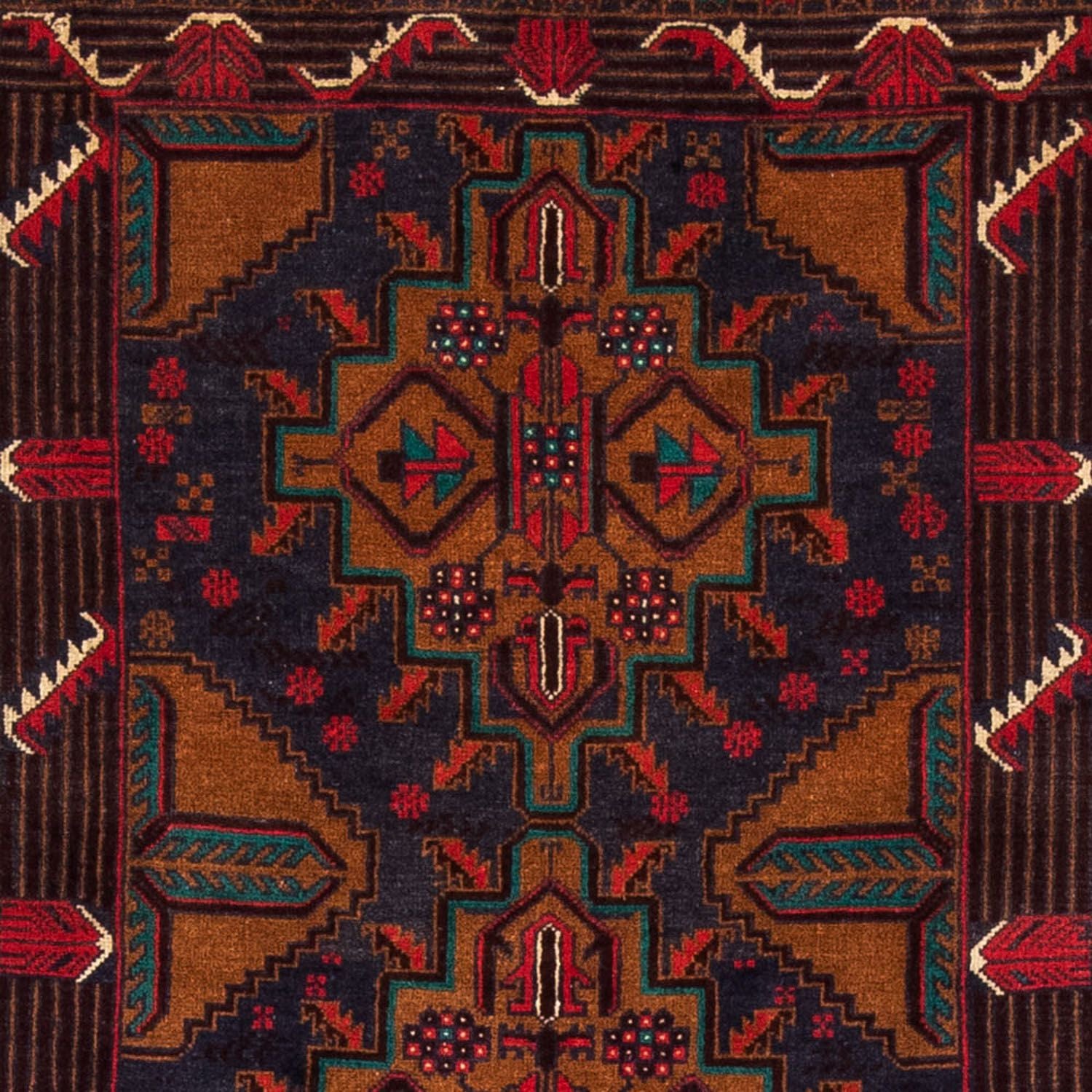 Tapis de couloir Tapis Belutsch - 184 x 110 cm - multicolore