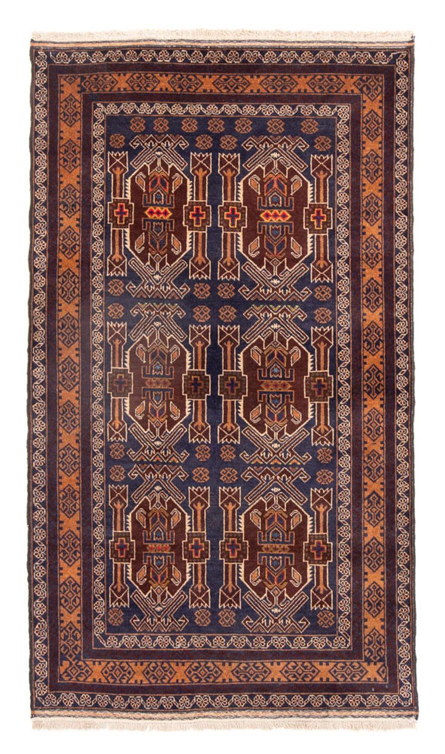 Tapis de couloir Tapis Belutsch - 184 x 107 cm - bleu foncé