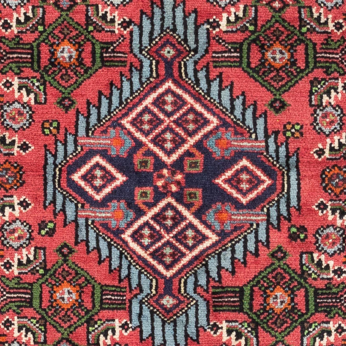 Tapis persan - Nomadic - 118 x 79 cm - rouge