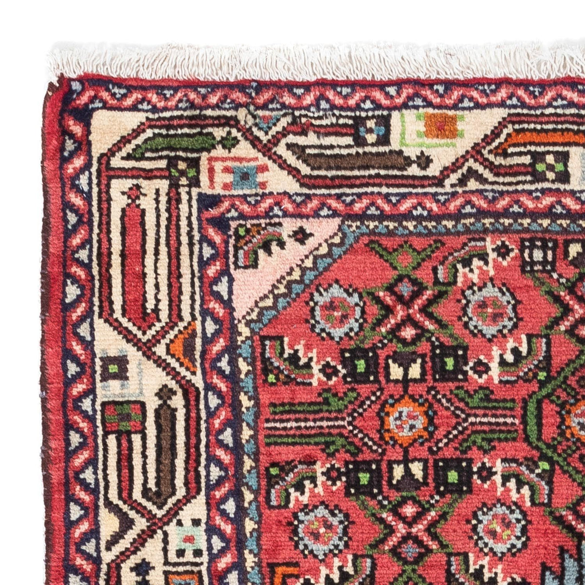 Tapis persan - Nomadic - 118 x 79 cm - rouge