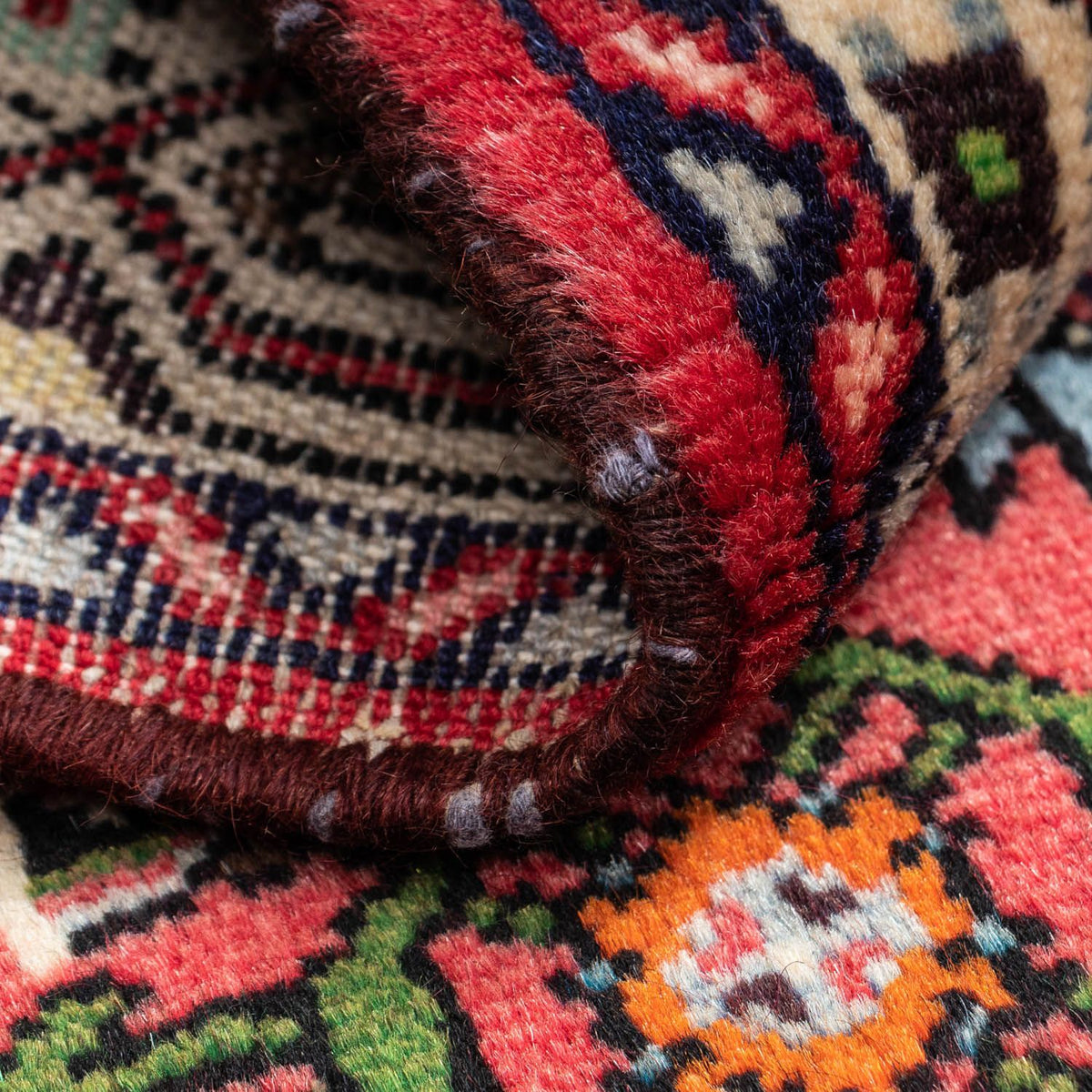 Tapis persan - Nomadic - 118 x 79 cm - rouge