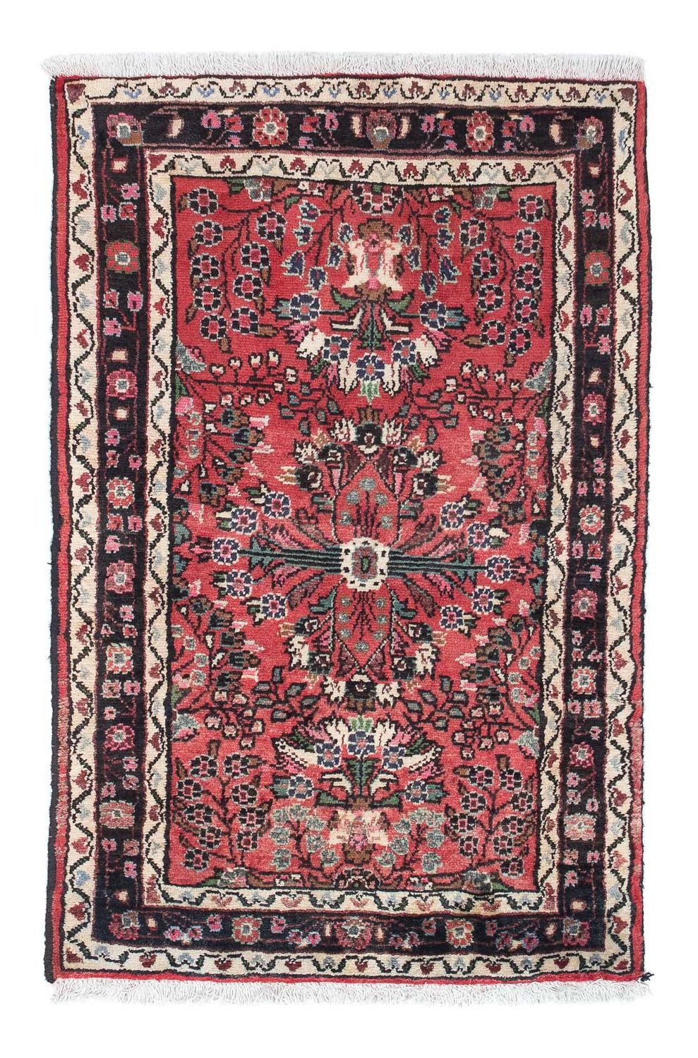 Tapis persan - Nomadic - 121 x 79 cm - rouge