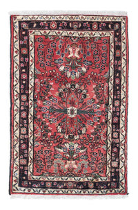 Tapis persan - Nomadic - 121 x 79 cm - rouge