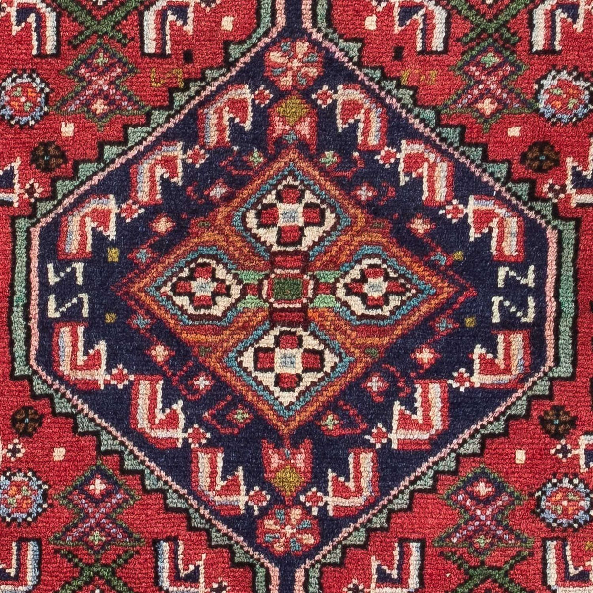 Tapis persan - Nomadic - 122 x 80 cm - rouge