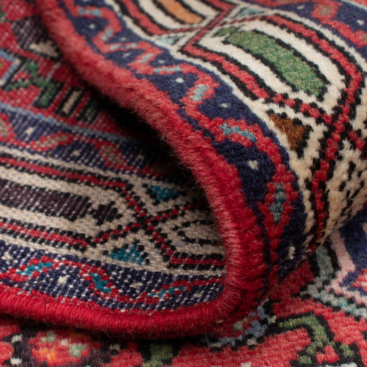 Tapis persan - Nomadic - 122 x 80 cm - rouge