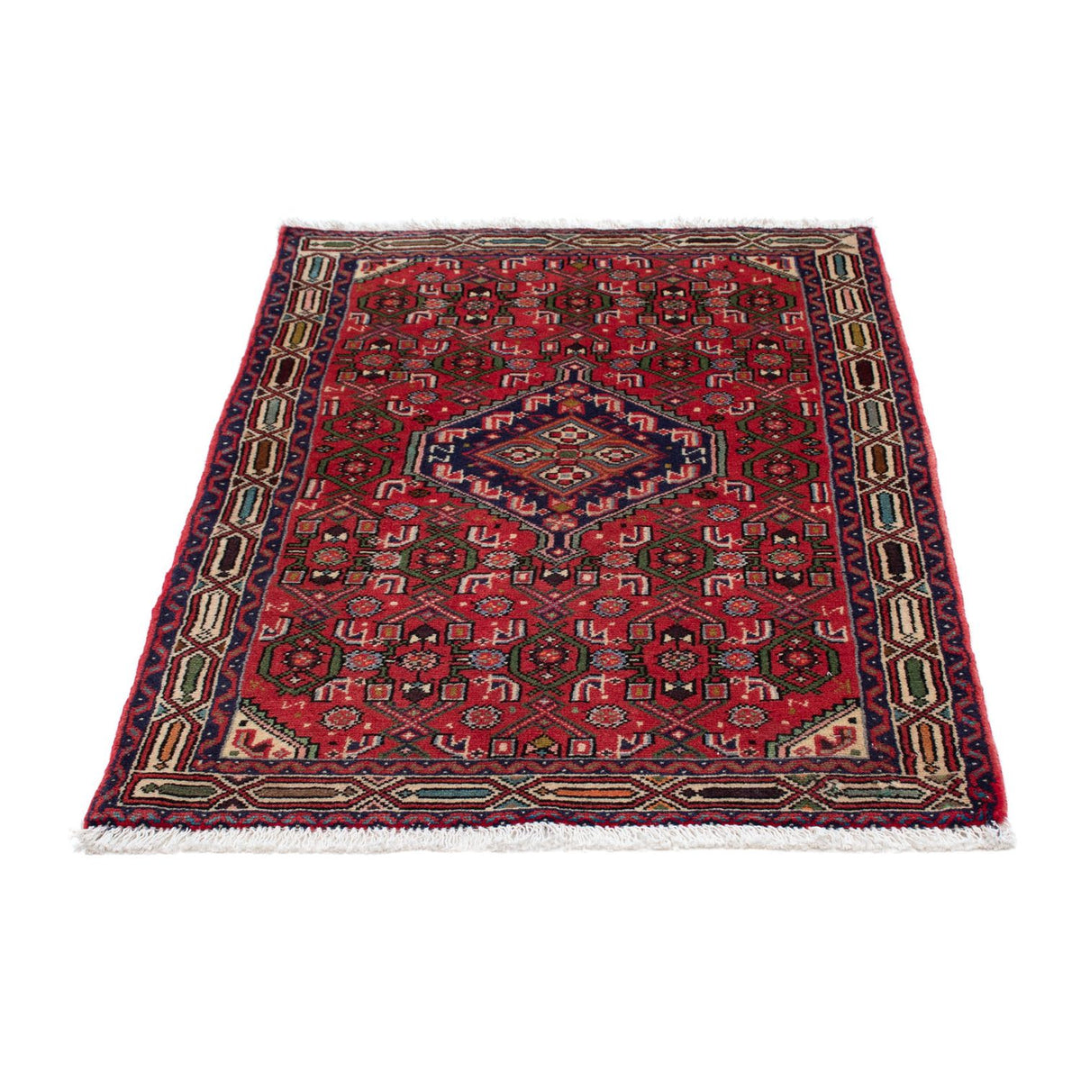 Tapis persan - Nomadic - 122 x 80 cm - rouge