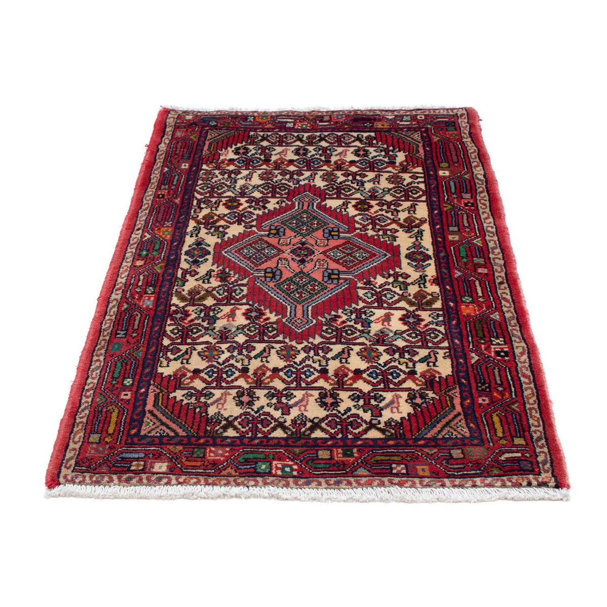 Tapis persan - Nomadic - 126 x 75 cm - beige