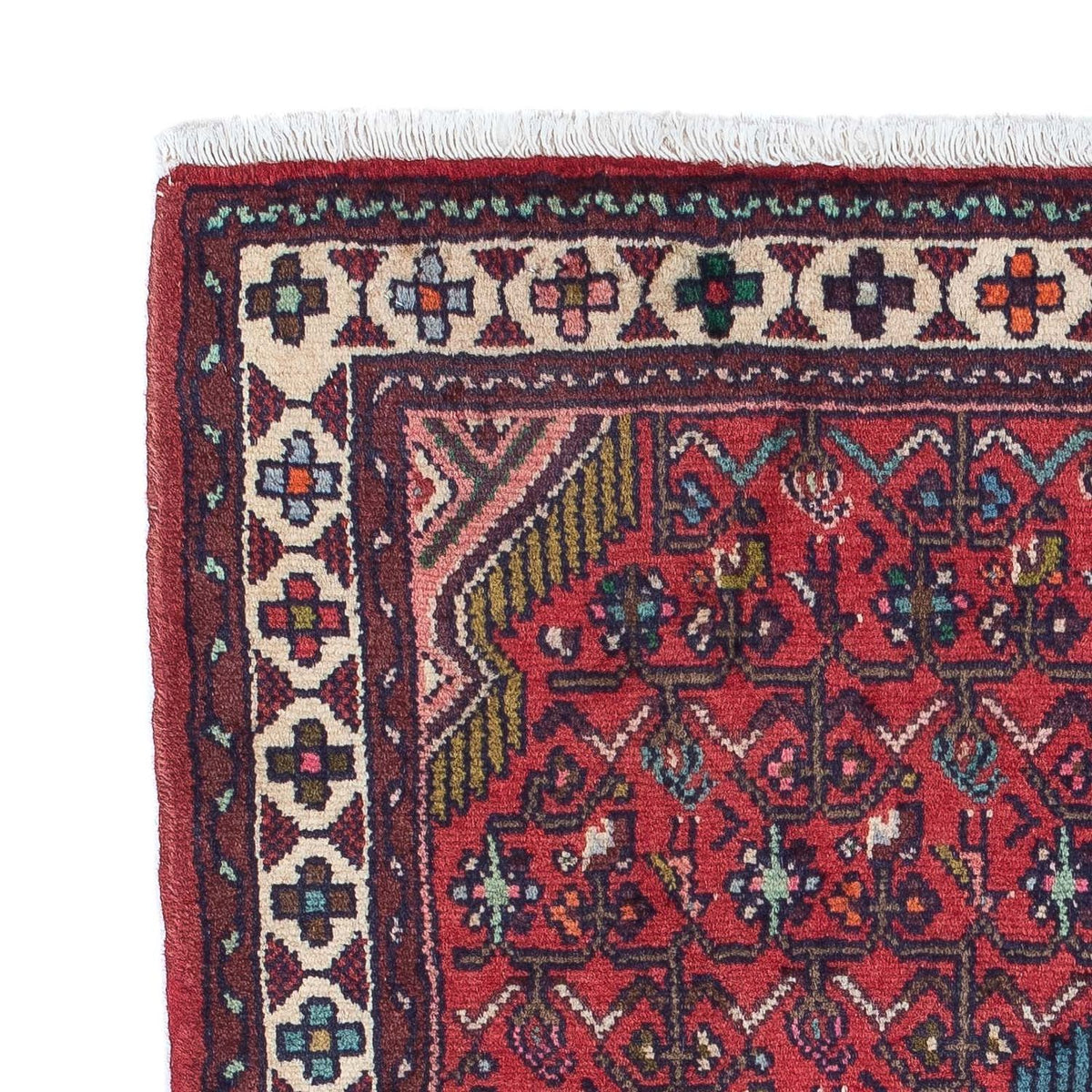 Tapis persan - Nomadic - 127 x 79 cm - rouge