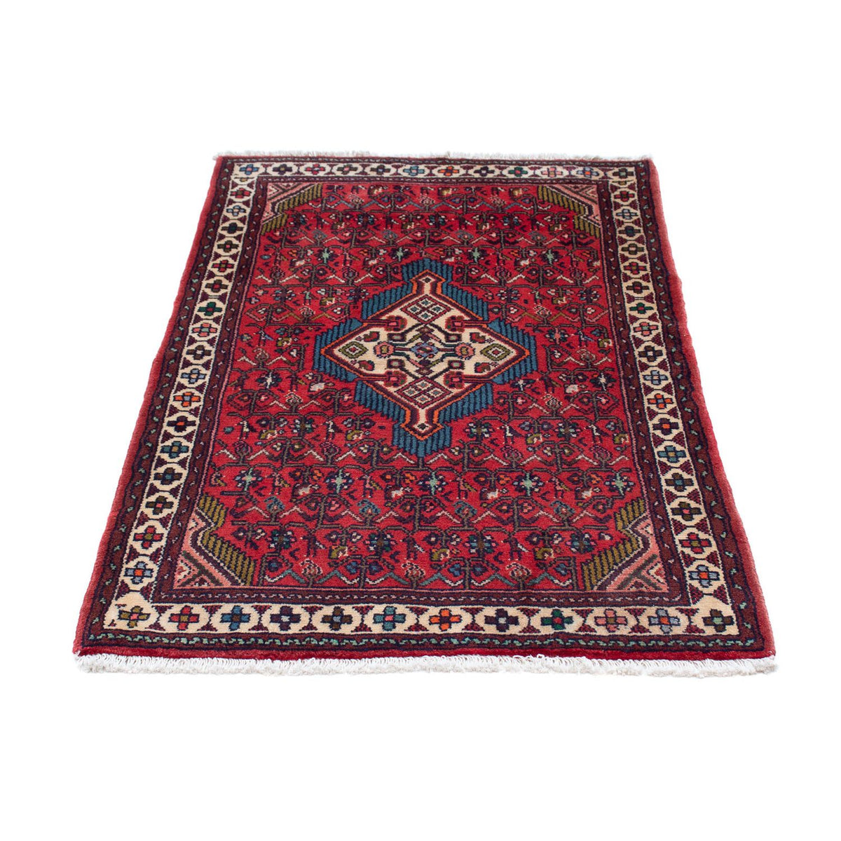 Tapis persan - Nomadic - 127 x 79 cm - rouge