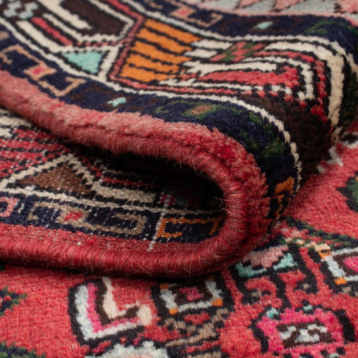 Tapis persan - Nomadic - 152 x 82 cm - rouge