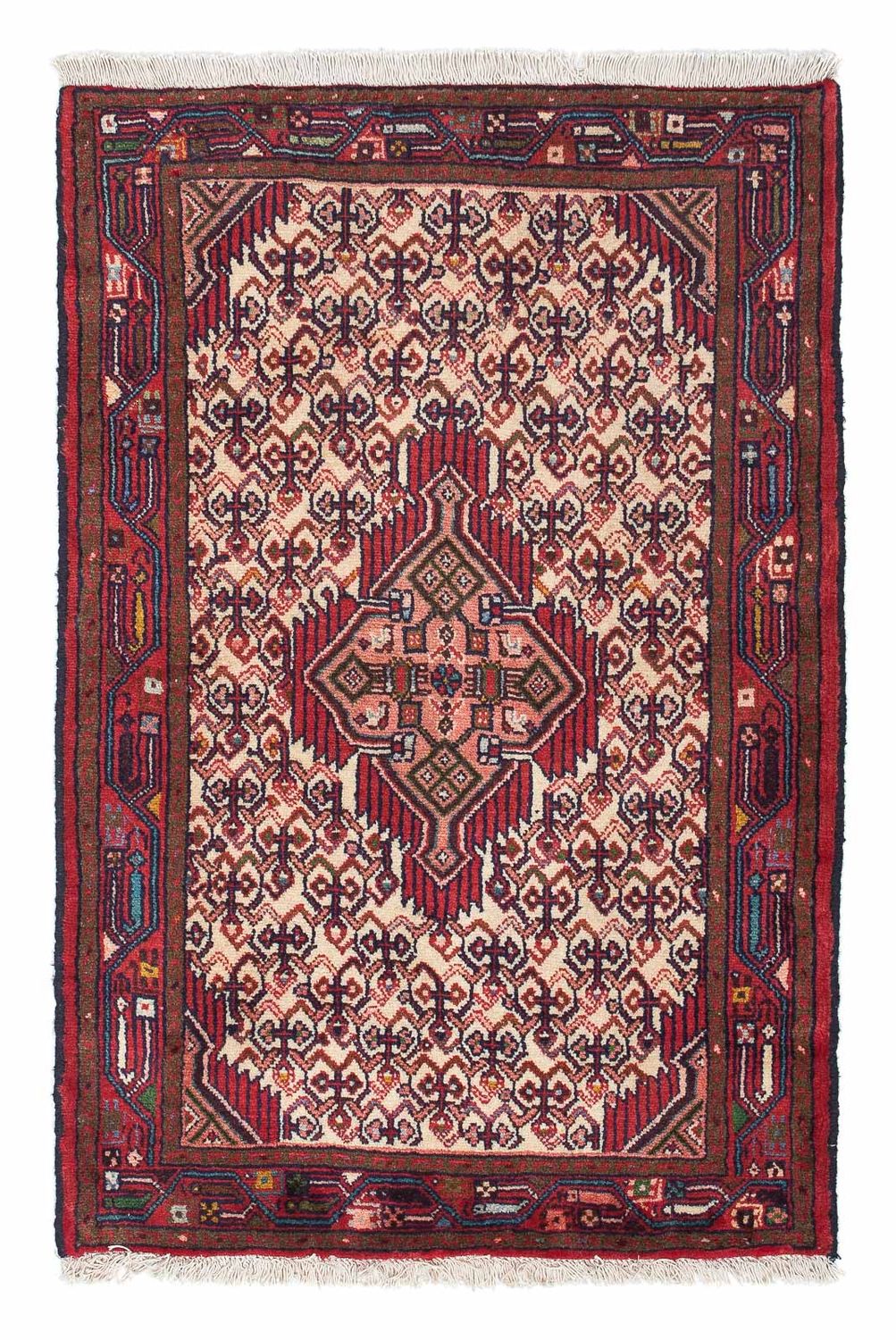Tapis persan - Nomadic - 122 x 80 cm - beige