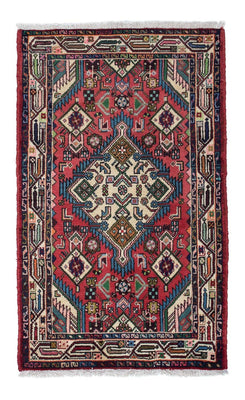Tapis persan - Nomadic - 125 x 77 cm - rouge