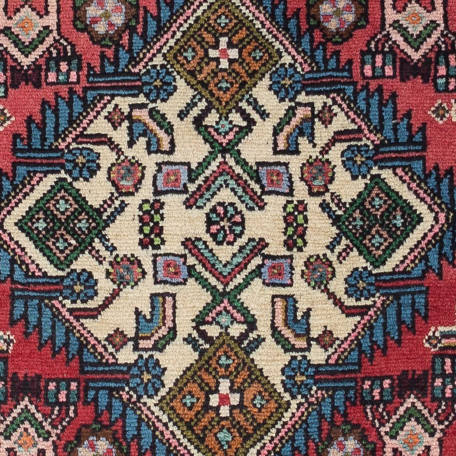 Tapis persan - Nomadic - 125 x 77 cm - rouge