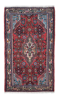 Tapis persan - Nomadic - 133 x 81 cm - rouge