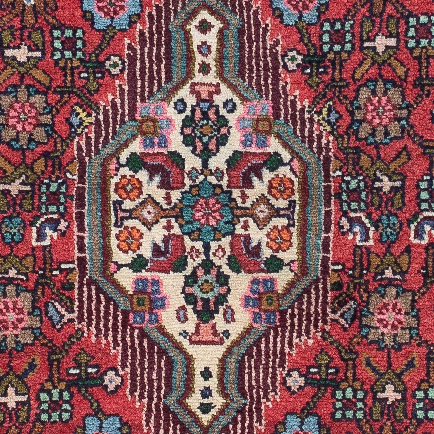 Tapis persan - Nomadic - 133 x 81 cm - rouge