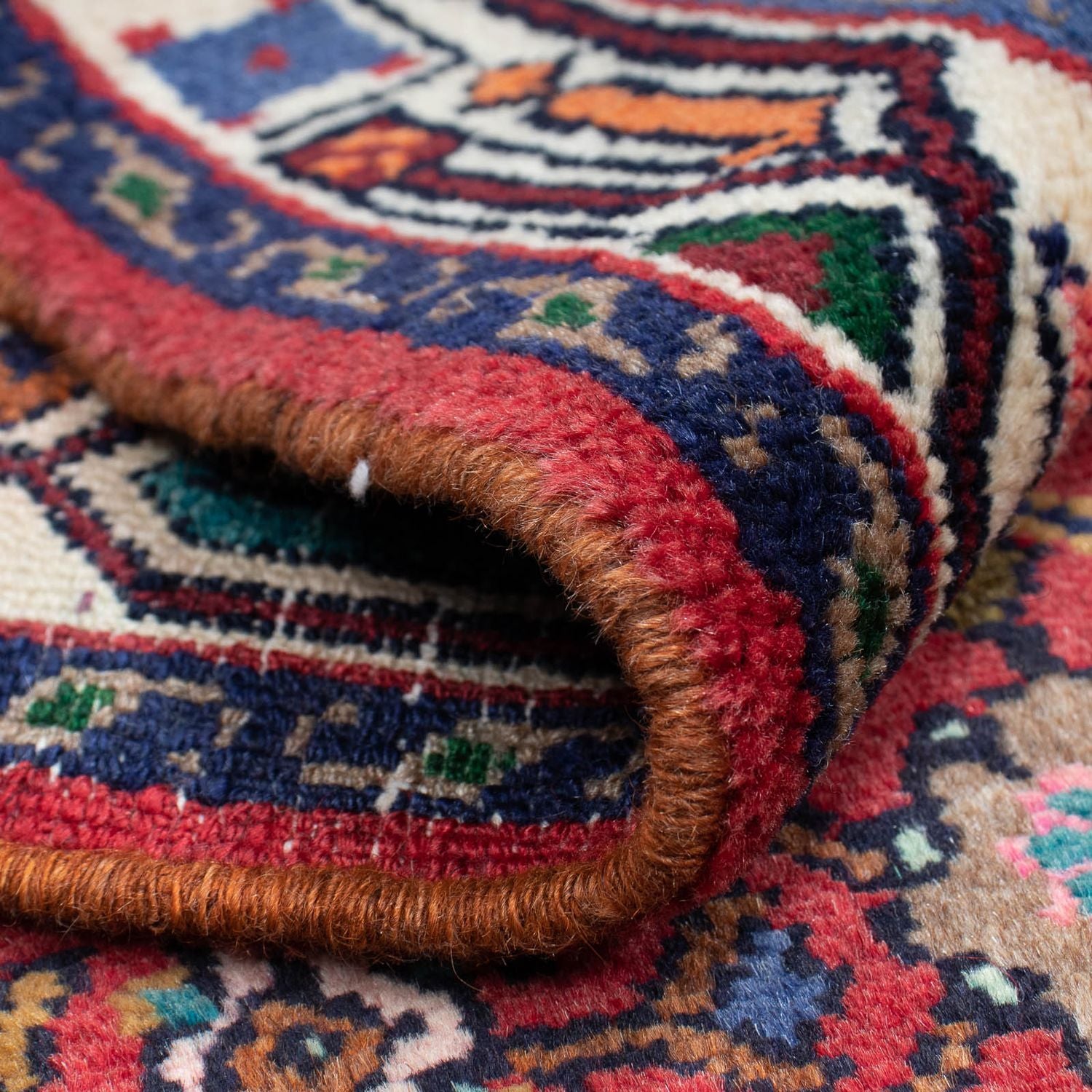 Tapis persan - Nomadic - 133 x 81 cm - rouge
