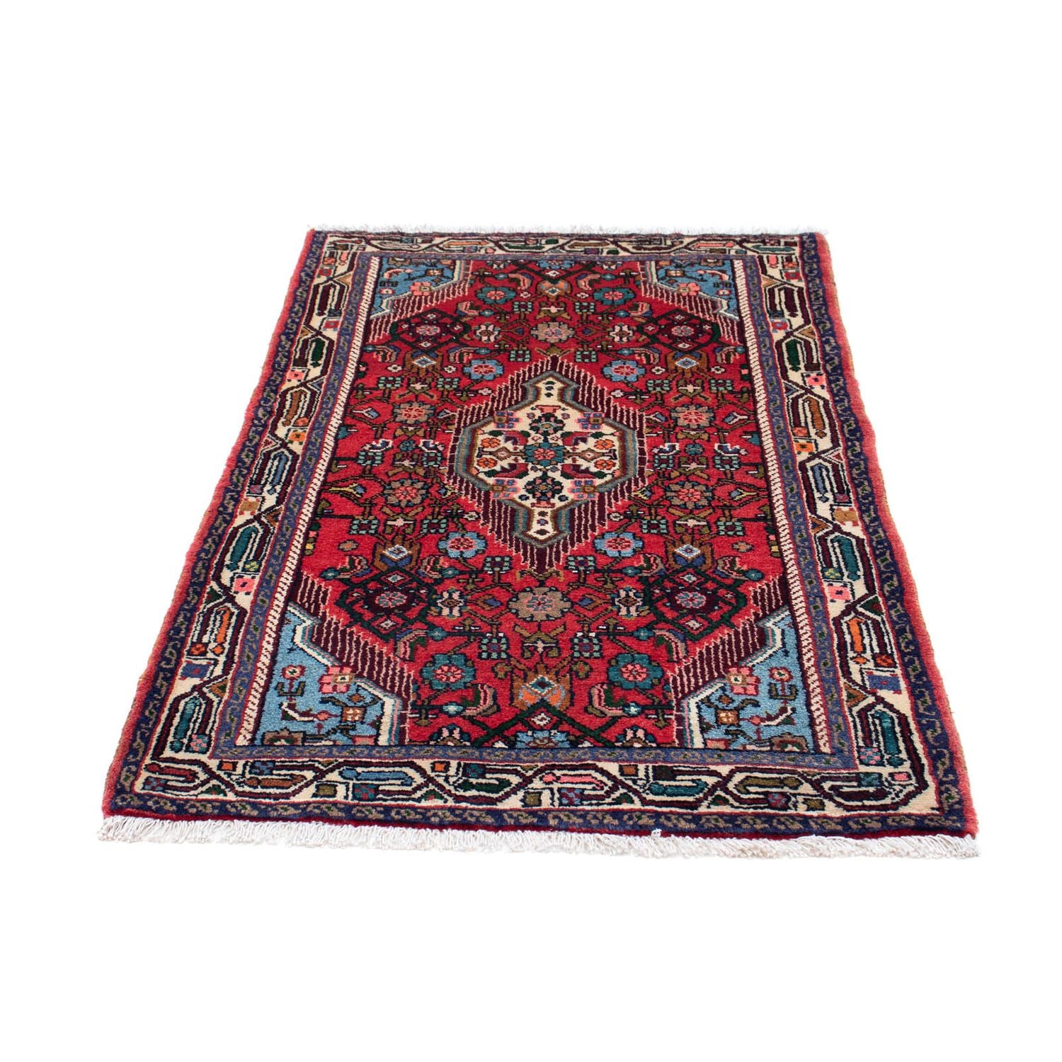 Tapis persan - Nomadic - 133 x 81 cm - rouge