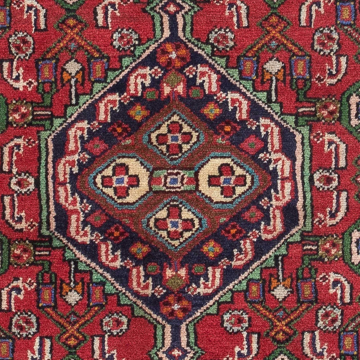 Tapis persan - Nomadic - 124 x 78 cm - rouge