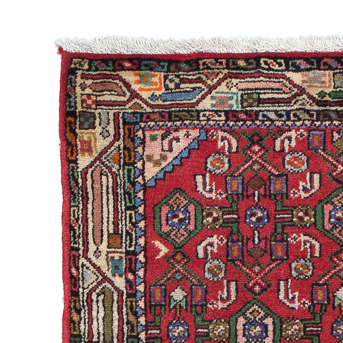 Tapis persan - Nomadic - 124 x 78 cm - rouge