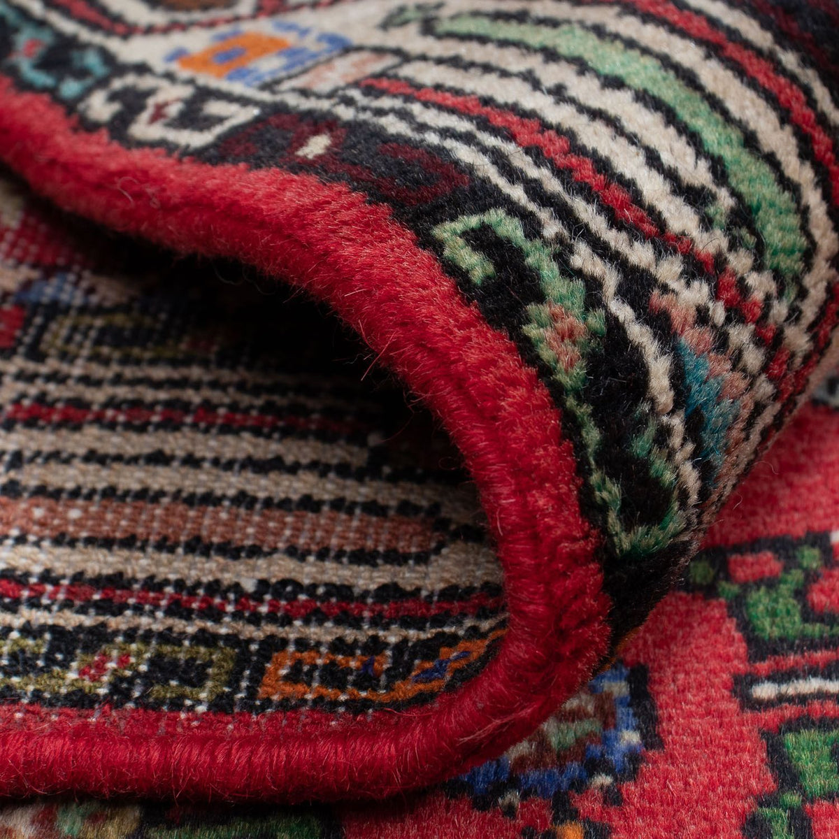 Tapis persan - Nomadic - 124 x 78 cm - rouge