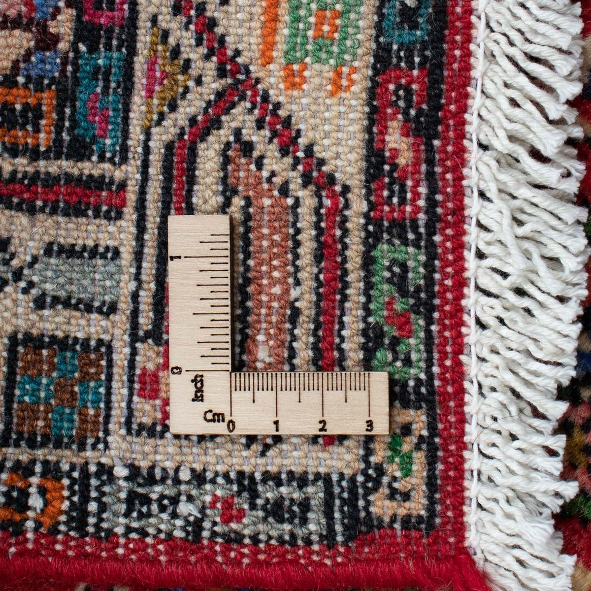 Tapis persan - Nomadic - 124 x 78 cm - rouge