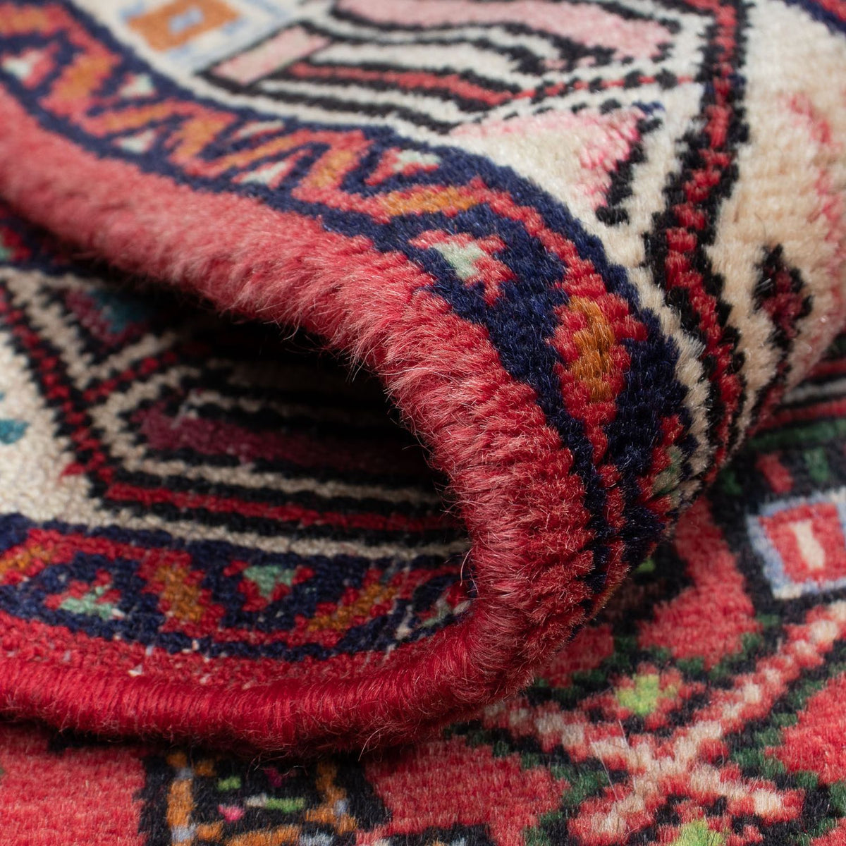 Tapis persan - Nomadic - 131 x 80 cm - rouge