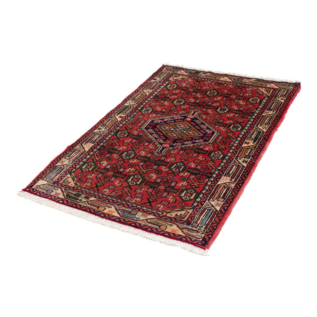 Tapis persan - Nomadic - 131 x 80 cm - rouge