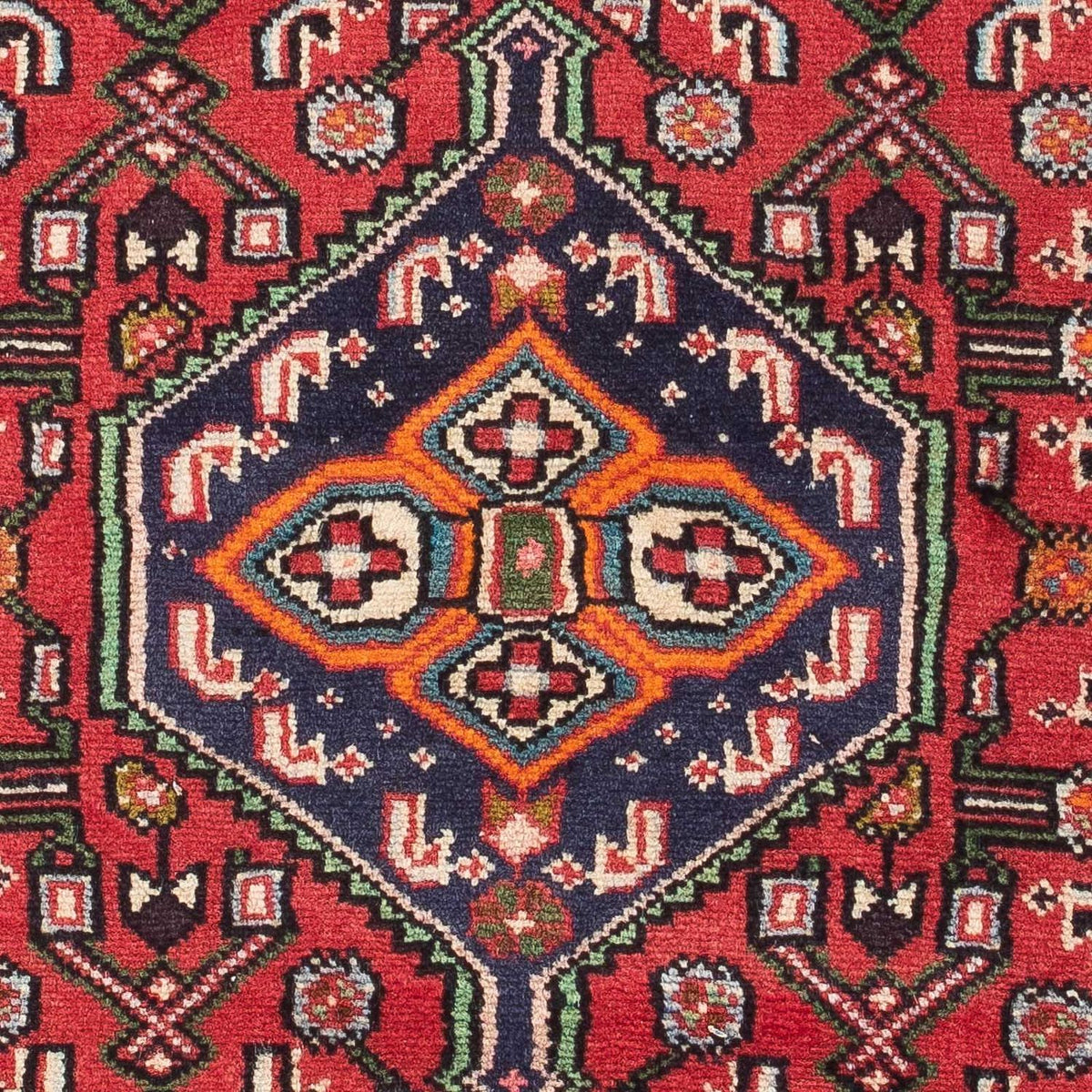 Tapis persan - Nomadic - 132 x 77 cm - rouge