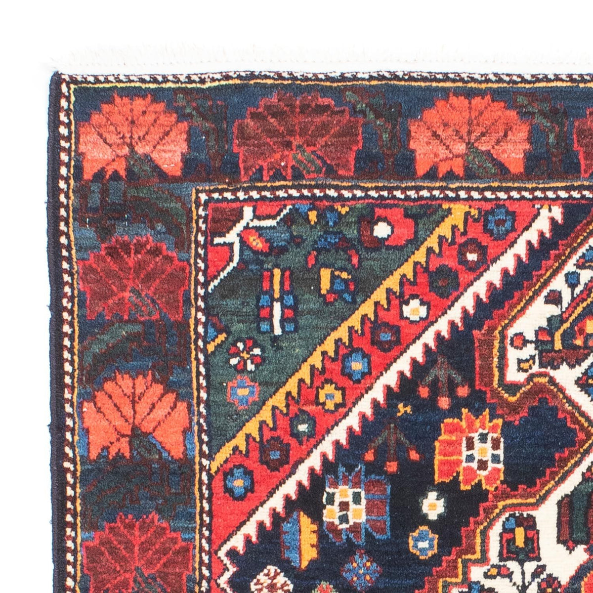 Tapis persan - Nomadic - 143 x 107 cm - bleu foncé