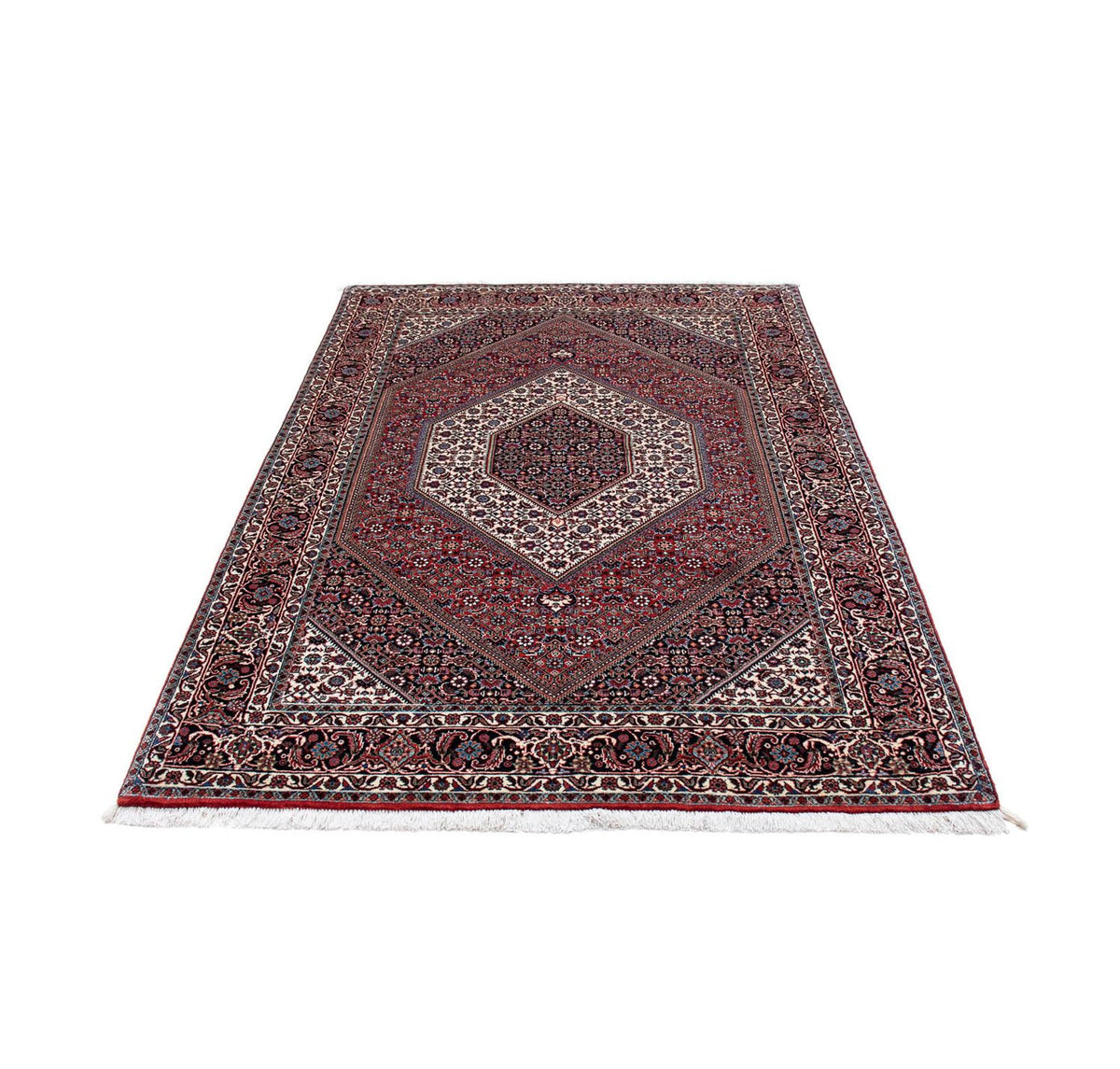 Tapis persan - Bidjar - 200 x 131 cm - rouge clair