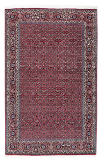 Tapis persan - Bidjar - 209 x 134 cm - rouge clair