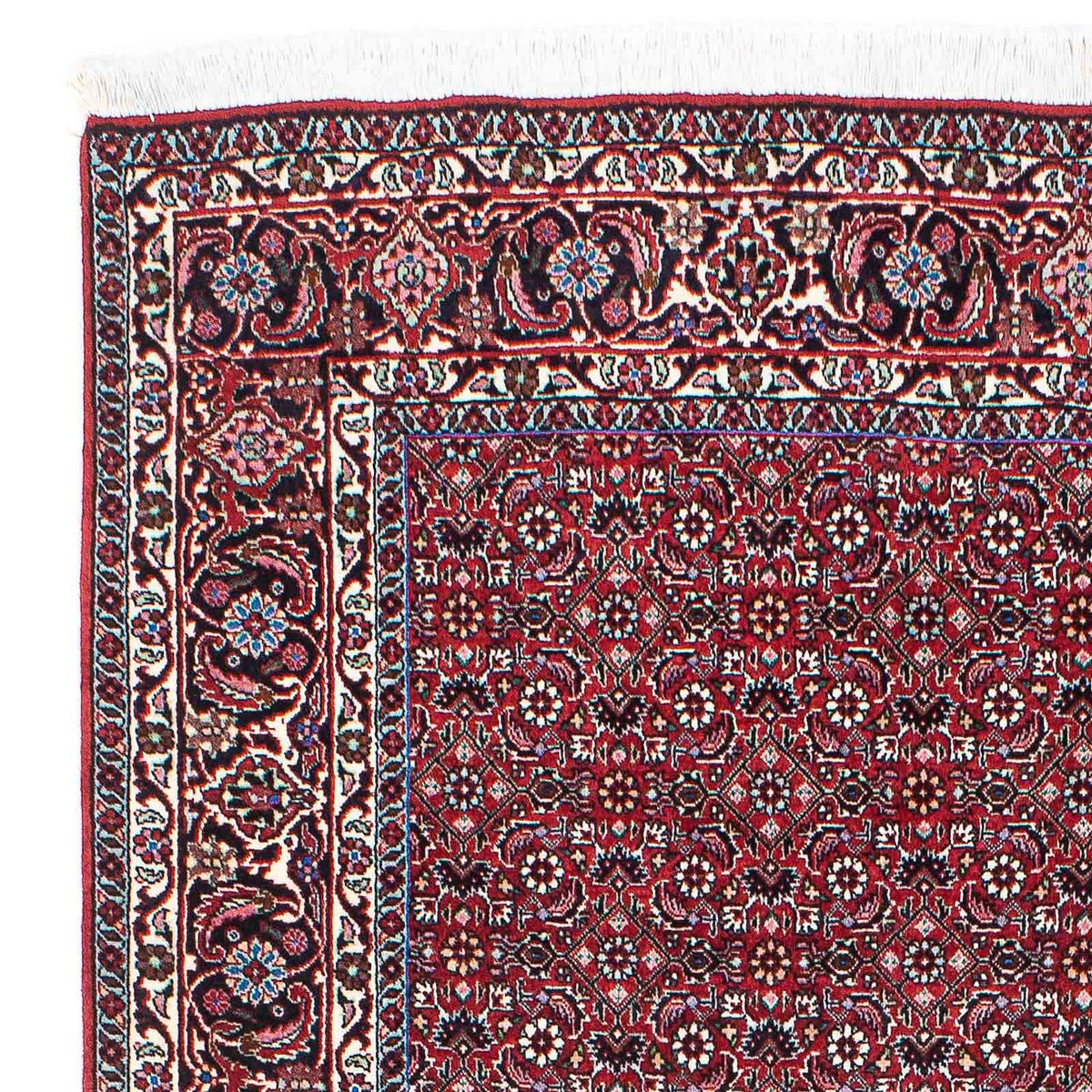 Tapis persan - Bidjar - 209 x 134 cm - rouge clair