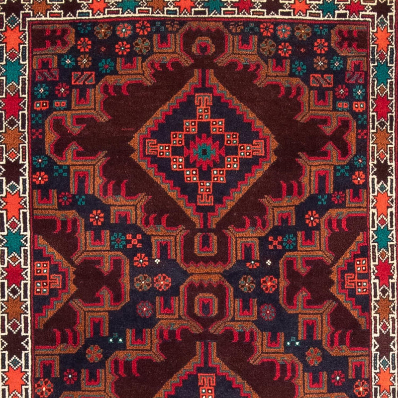 Tapis de couloir Tapis Belutsch - 197 x 105 cm - rouge foncé
