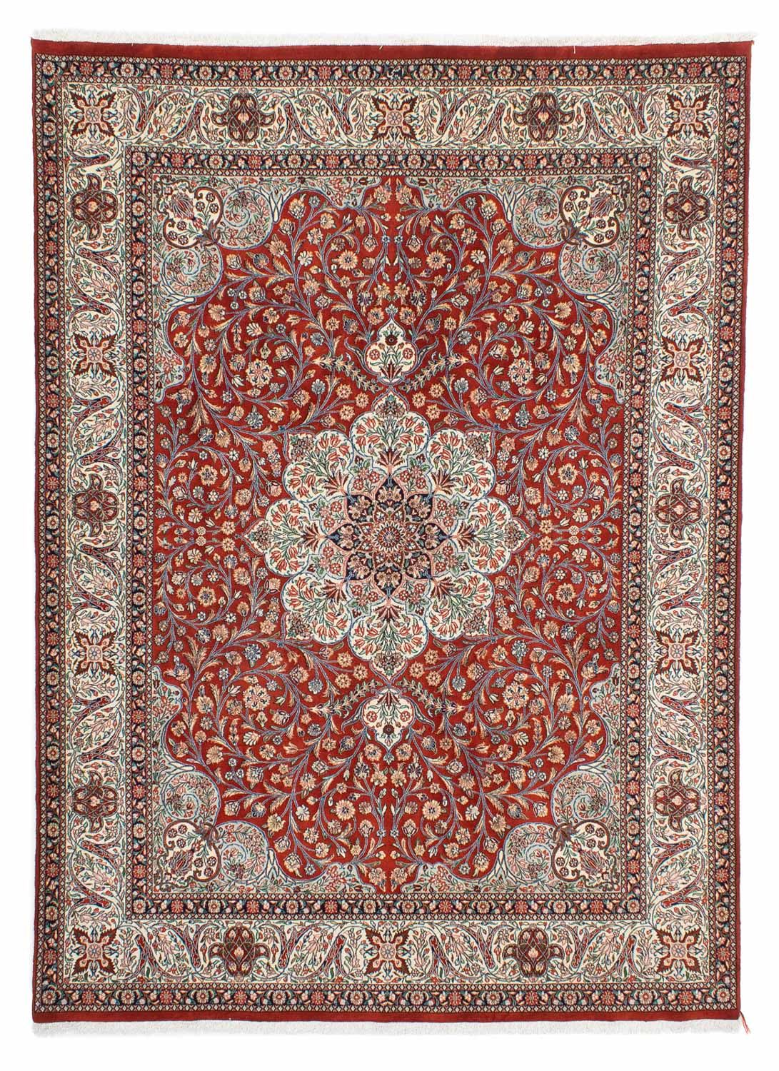 Tapis persan - Ghom - 274 x 209 cm - rouge
