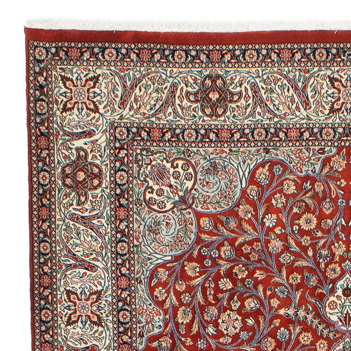 Tapis persan - Ghom - 274 x 209 cm - rouge