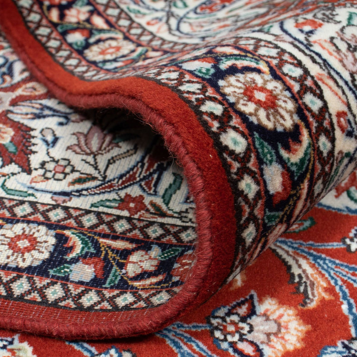 Tapis persan - Ghom - 274 x 209 cm - rouge