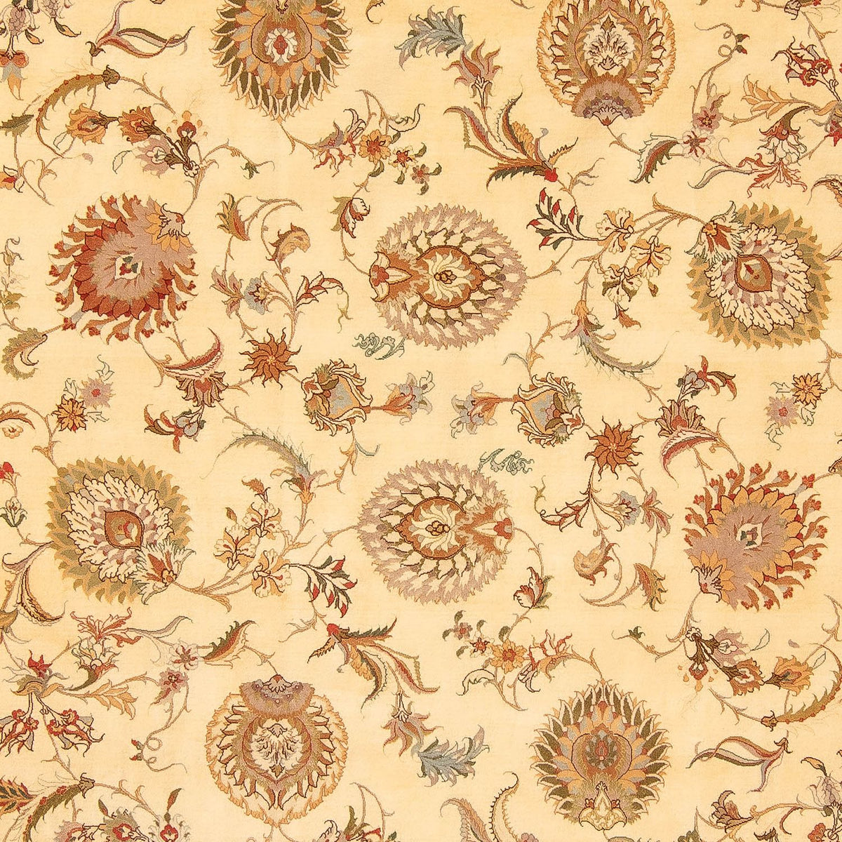 Tapis persan - Tabriz - Royal - 346 x 256 cm - marron clair