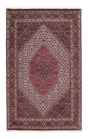 Tapis persan - Bidjar - 205 x 131 cm - rouge clair