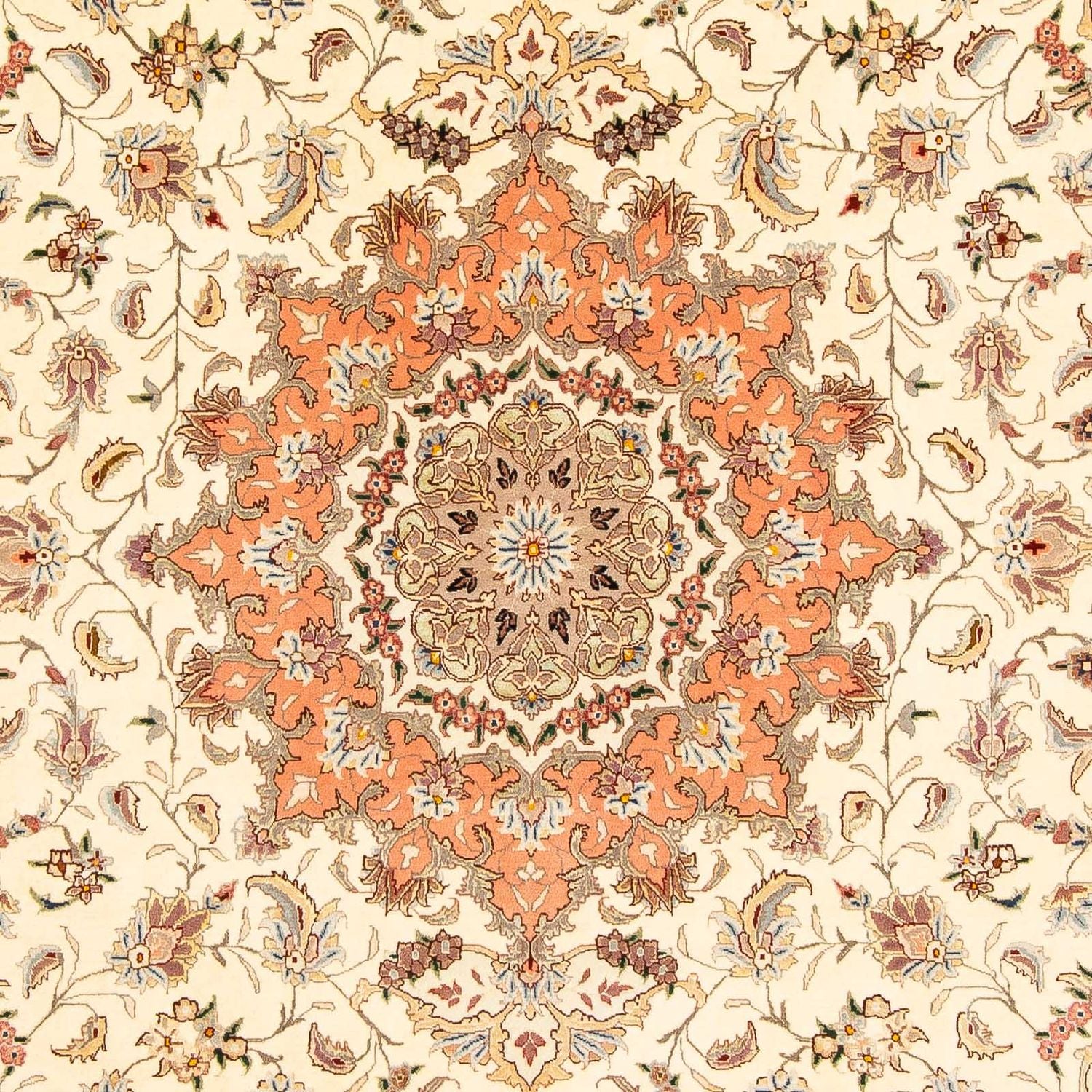 Tapis persan - Tabriz - Royal - 300 x 204 cm - beige