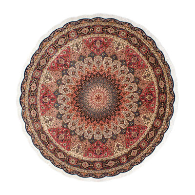 Tapis persan - Tabriz - Royal ronde  - 250 x 250 cm - multicolore